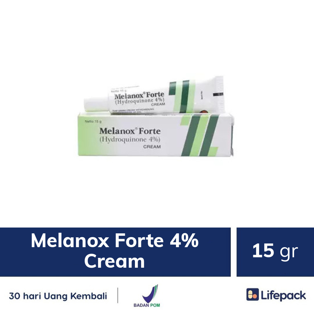 Melanox Forte 4% Cream - Lifepack.id