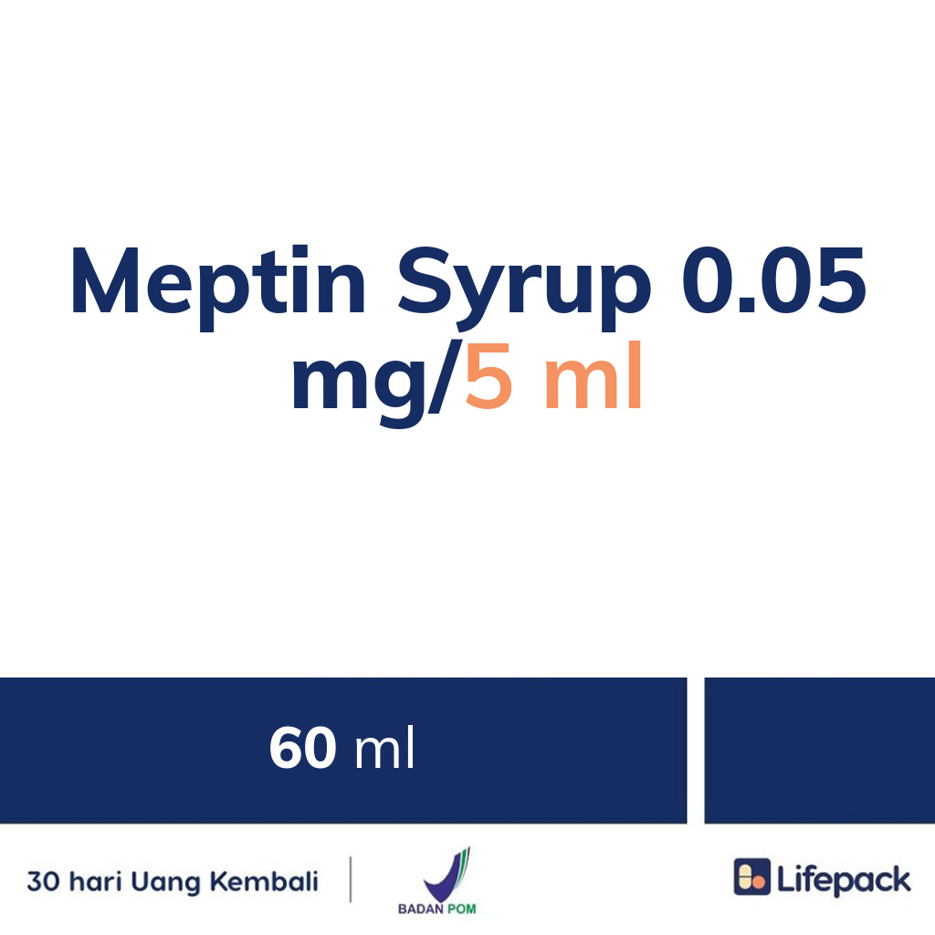 Meptin Syrup 0.05 mg/5 ml - Lifepack.id