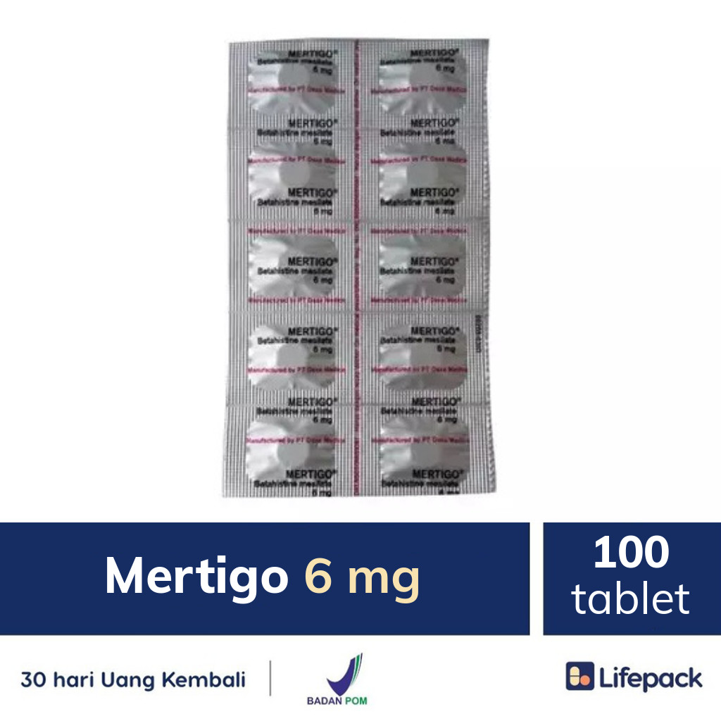 Mertigo 6 mg - Lifepack.id