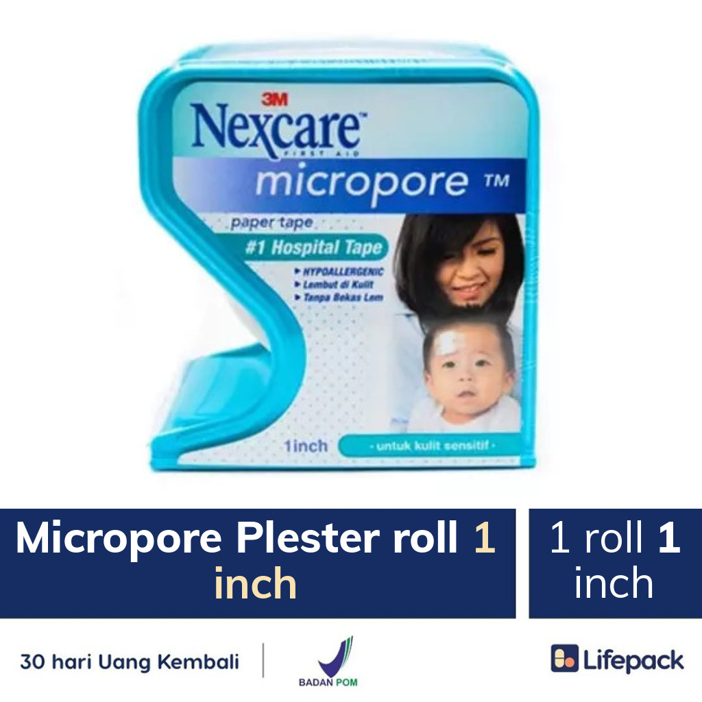 Micropore Plester roll 1 inch - Lifepack.id