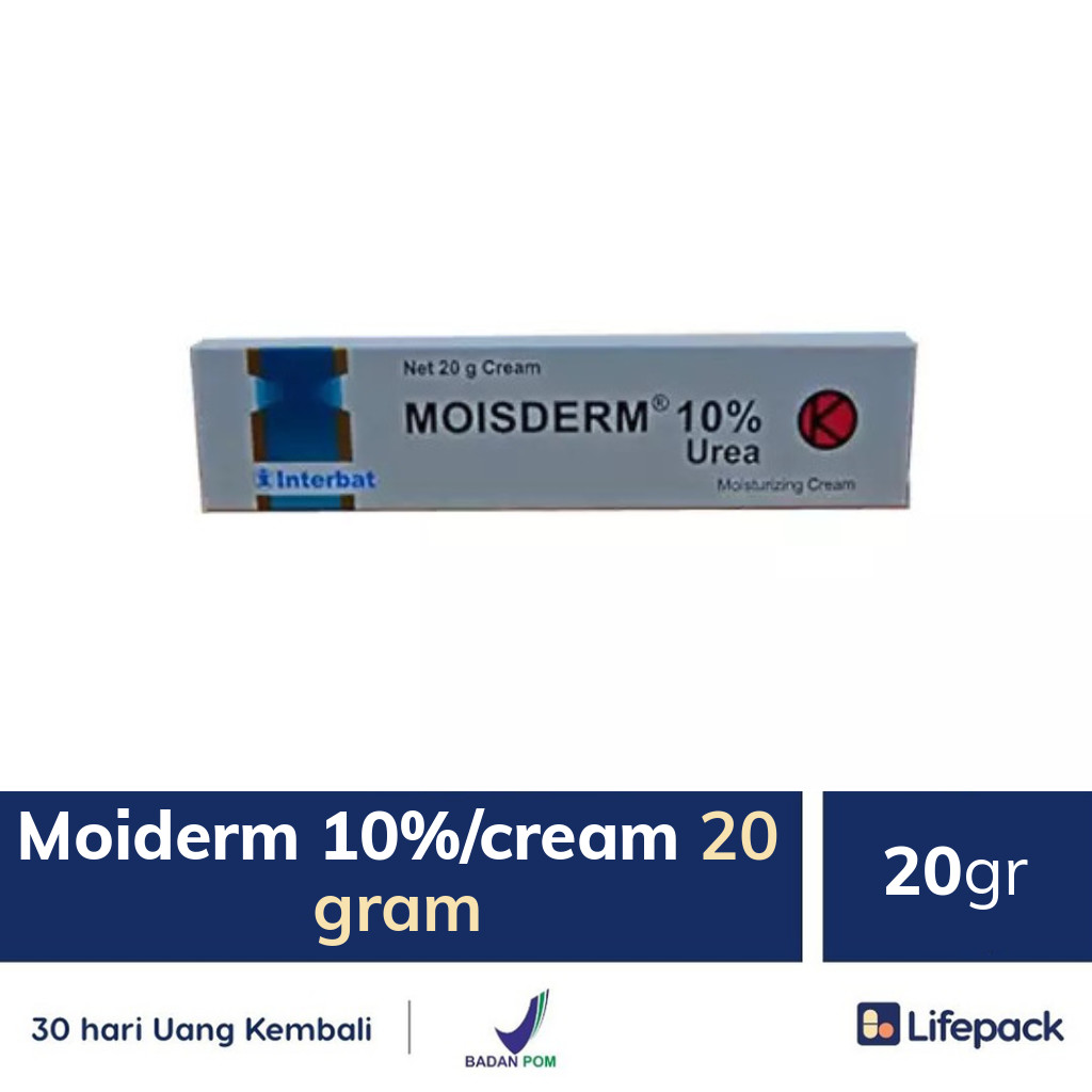 Moiderm 10%/cream 20 gram - Lifepack.id