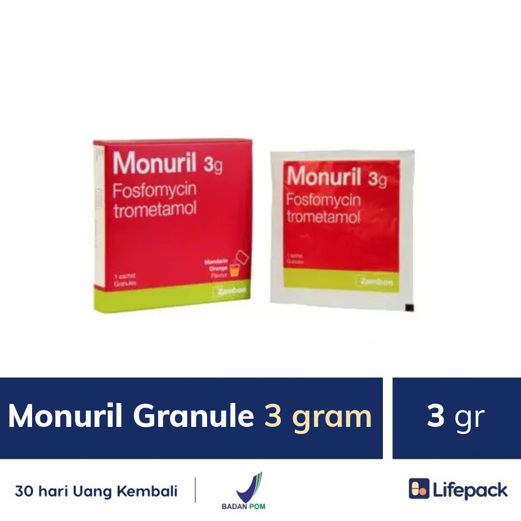 Monuril Granule 3 gram - Lifepack.id