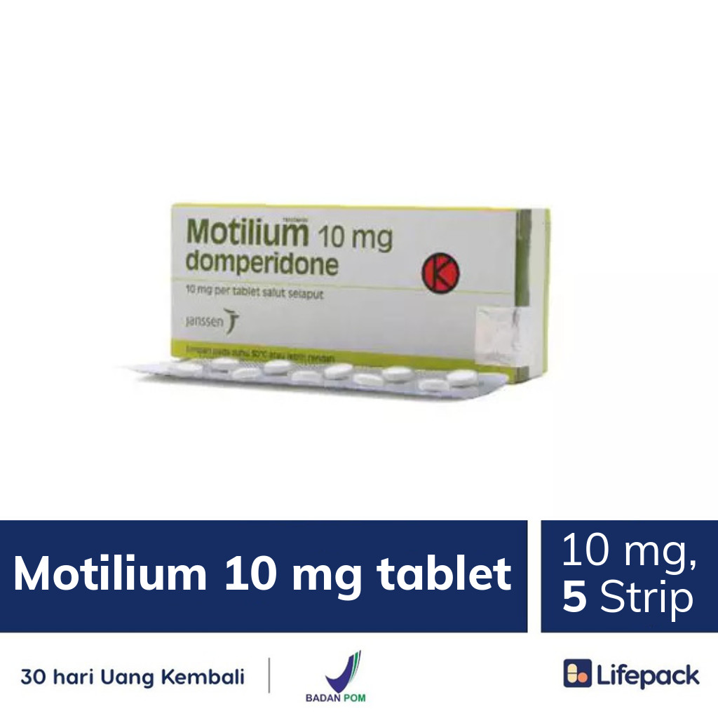 Motilium 10 mg tablet - Lifepack.id