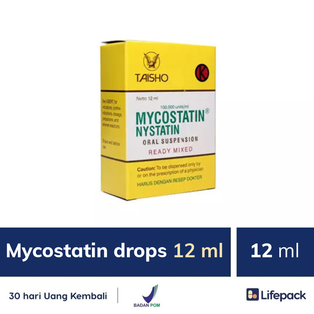 Mycostatin drops 12 ml - Lifepack.id