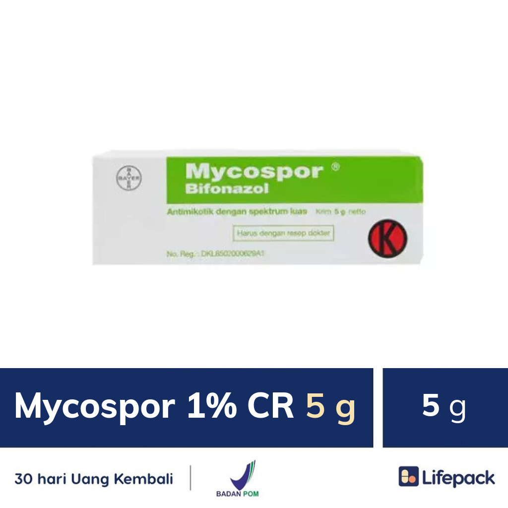 Mycospor 1% CR 5 g - Lifepack.id