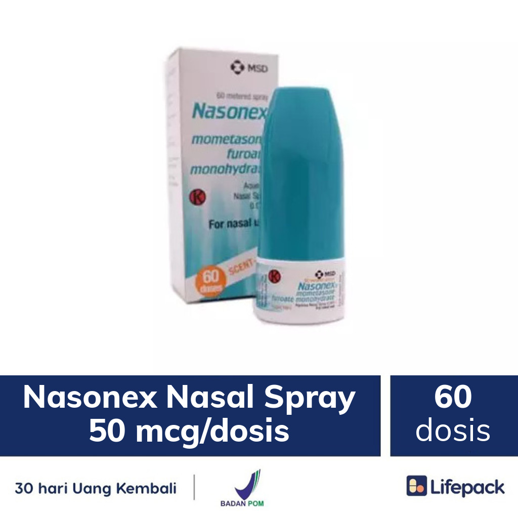 Nasonex Nasal Spray 50 mcg/dosis - Lifepack.id
