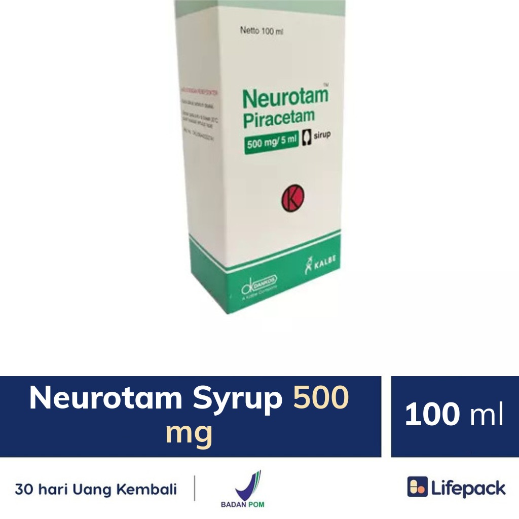 Neurotam Syrup 500 mg - Lifepack.id