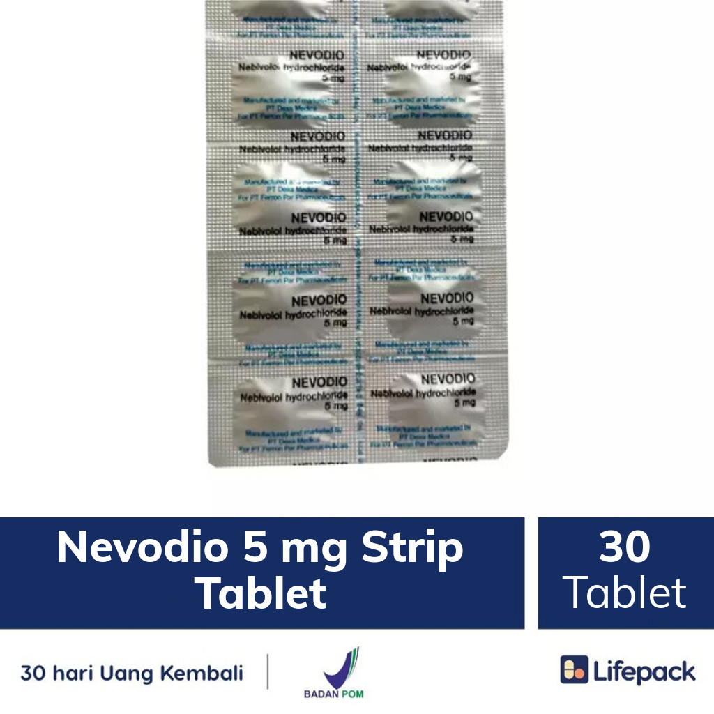 Nevodio 5 mg Strip Tablet - Lifepack.id