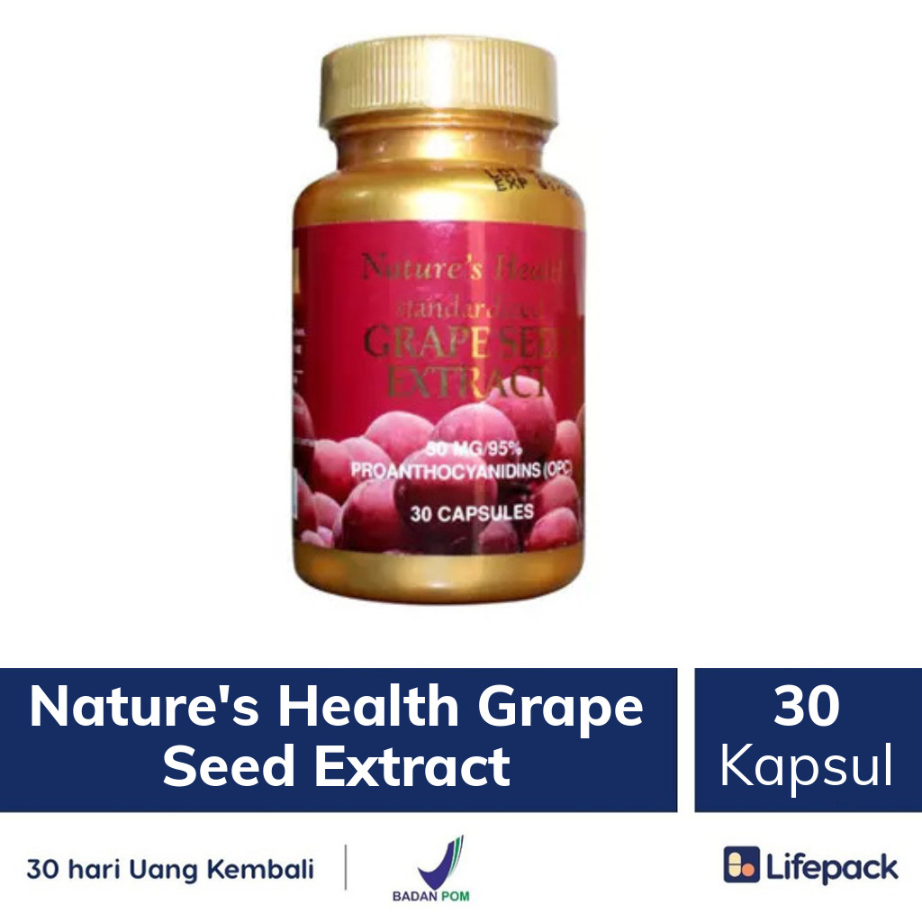 Nature's Health Grape Seed Extract - Lifepack.id