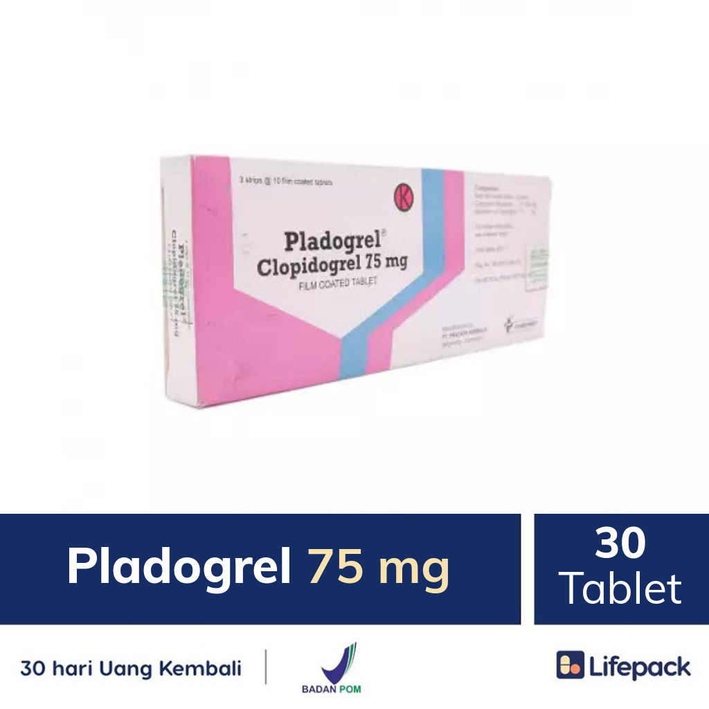 Pladogrel 75 mg - Lifepack.id