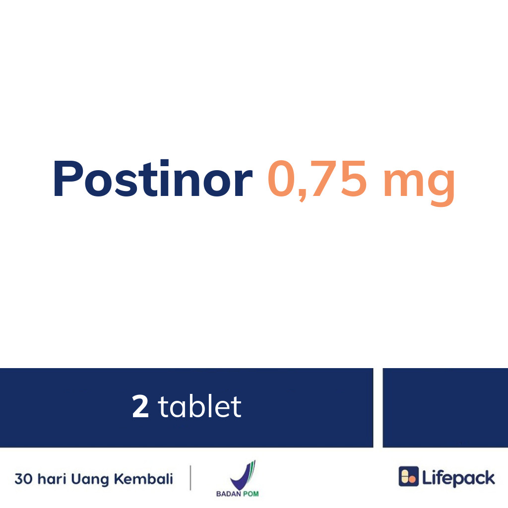 Postinor 0,75 mg - Lifepack.id