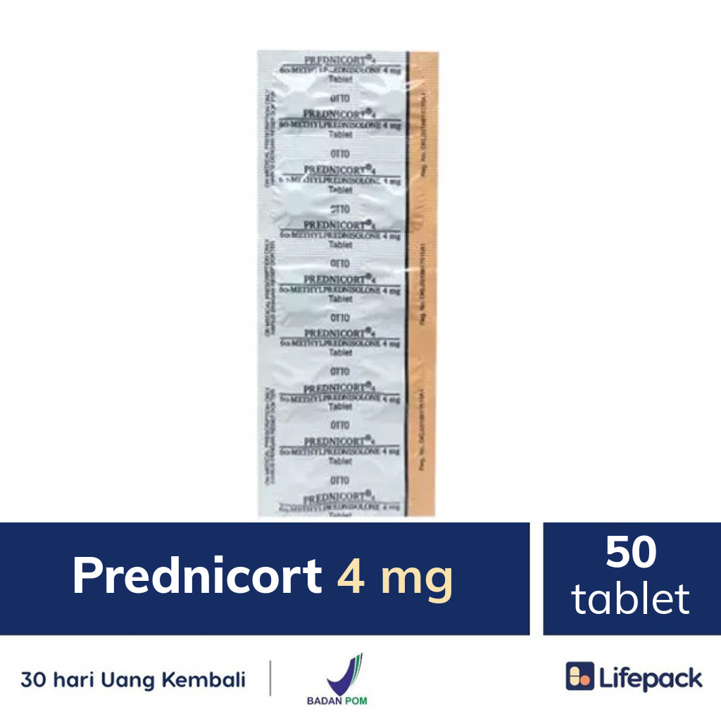 Prednicort 4 mg - Lifepack.id