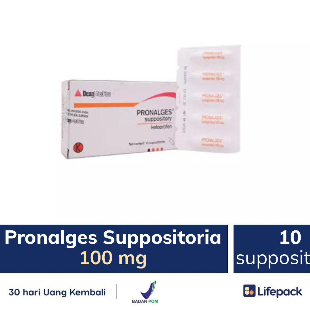 Pronalges Suppositoria 100 mg - Lifepack.id