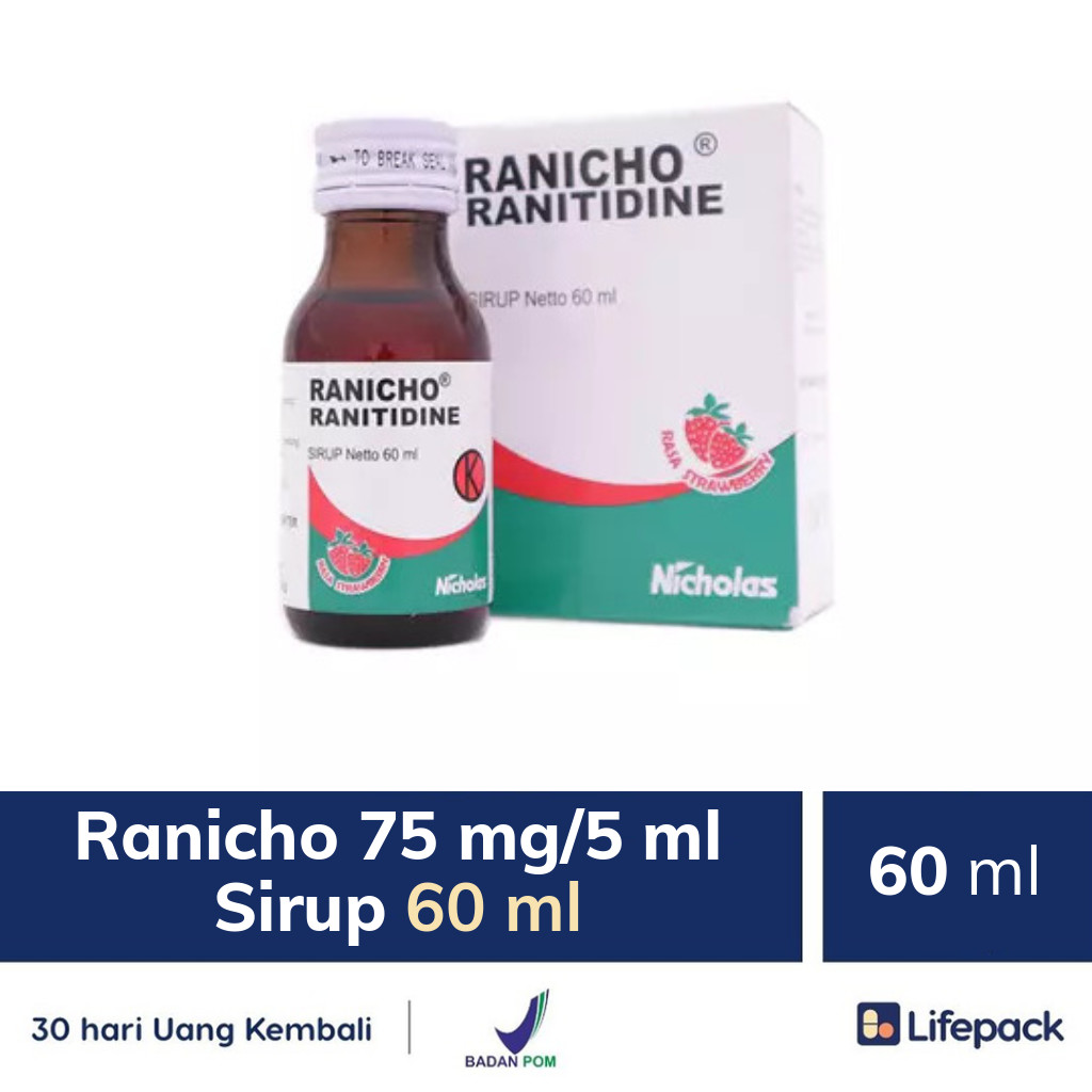 Ranicho 75 mg/5 ml Sirup 60 ml - Lifepack.id