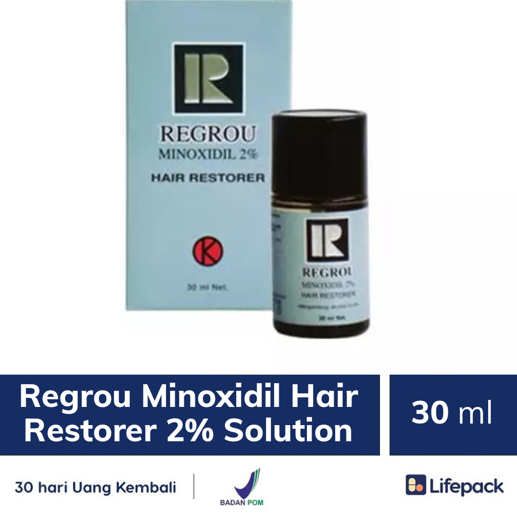 Regrou Minoxidil Hair Restorer 2% Solution - Lifepack.id