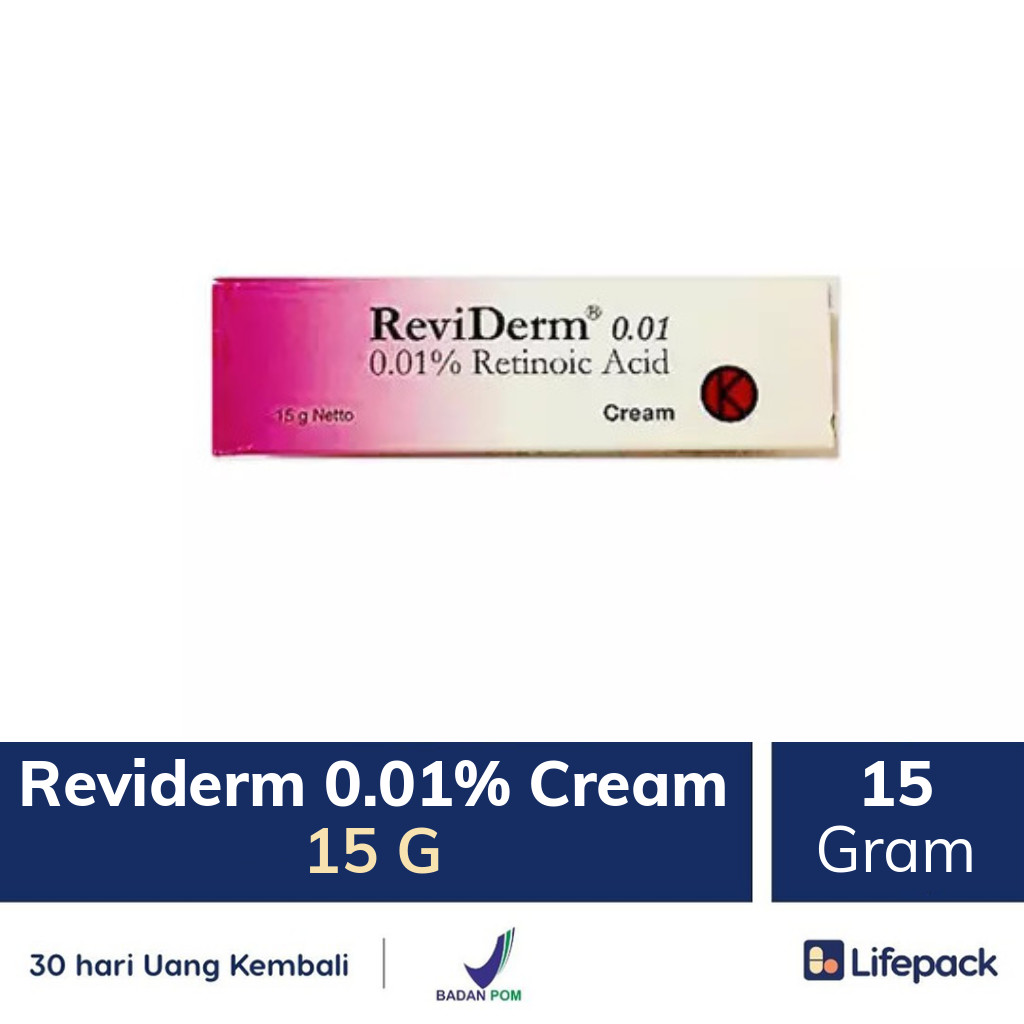 Reviderm 0.01% Cream 15 G - Lifepack.id