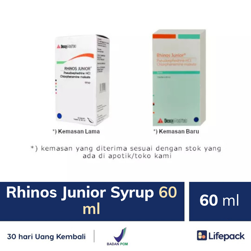Rhinos Junior Syrup 60 ml - Lifepack.id