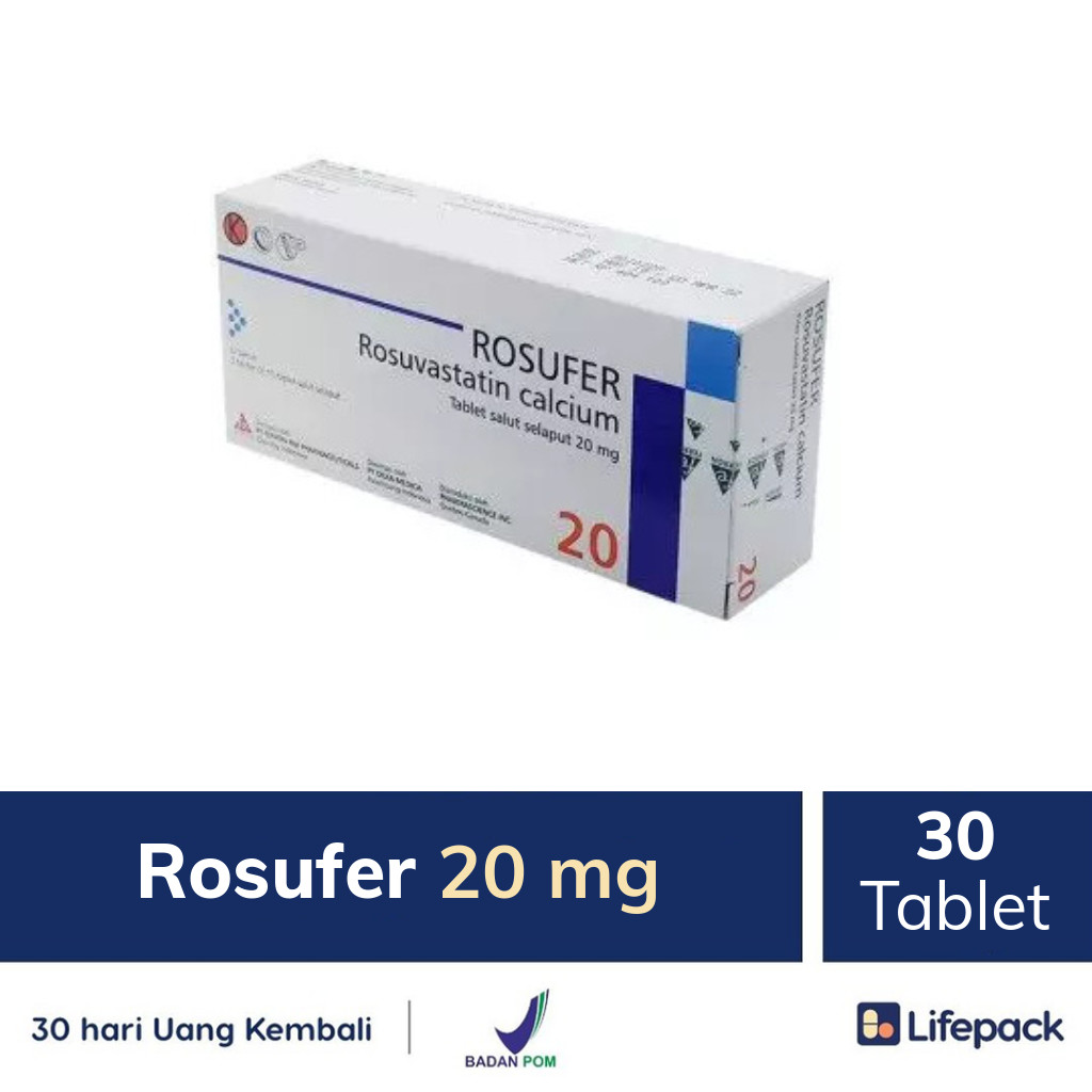 Rosufer 20 mg - Lifepack.id