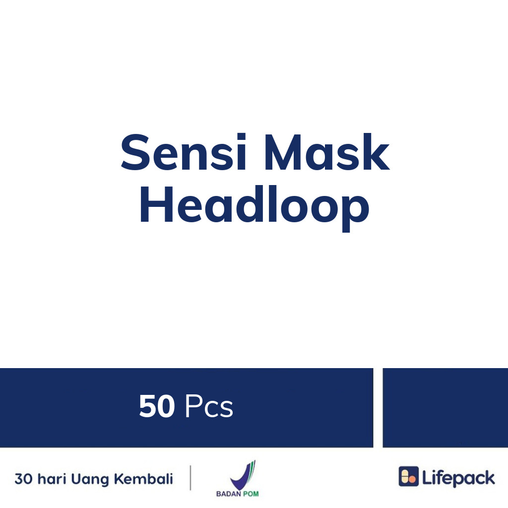 Sensi Mask Headloop - Lifepack.id