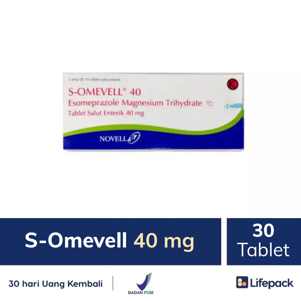 S-Omevell 40 mg - Lifepack.id