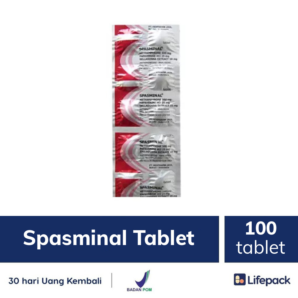 Spasminal Tablet - Lifepack.id