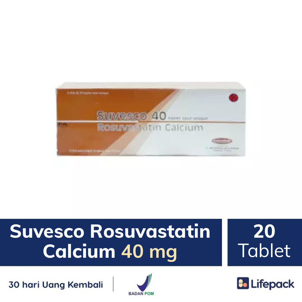 Suvesco Rosuvastatin Calcium 40 mg - Lifepack.id