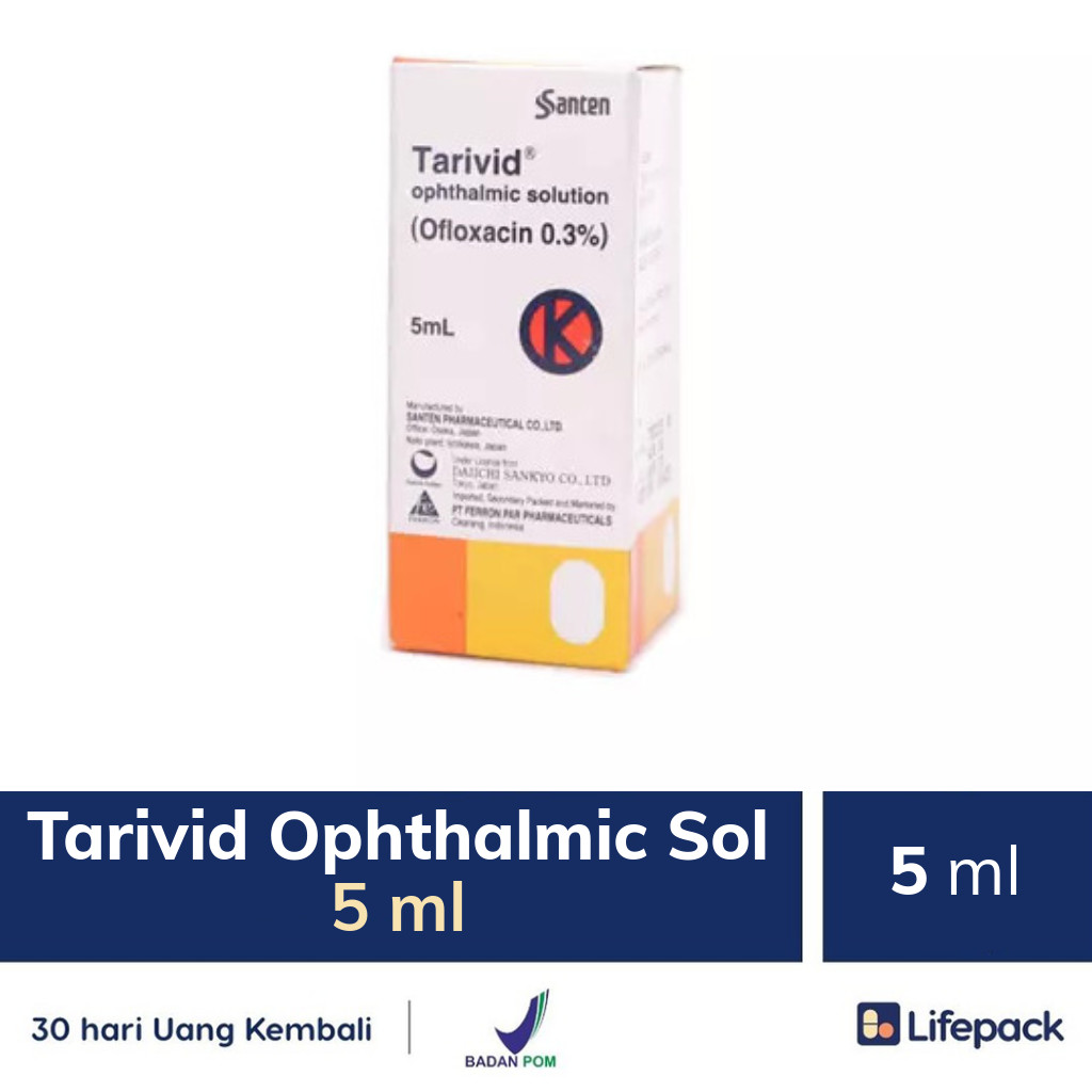 Tarivid Ophthalmic Sol 5 ml - Lifepack.id