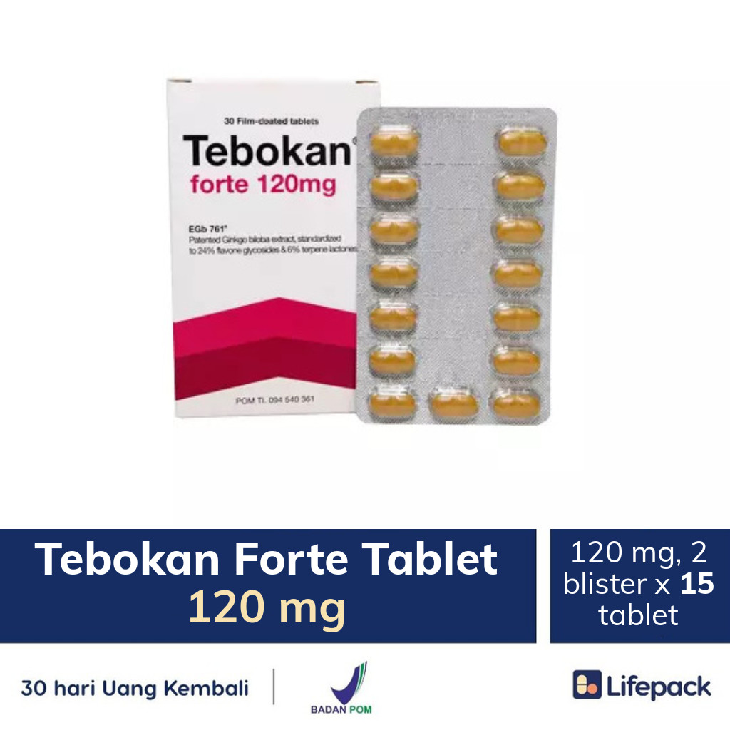 Tebokan Forte Tablet 120 mg - Lifepack.id