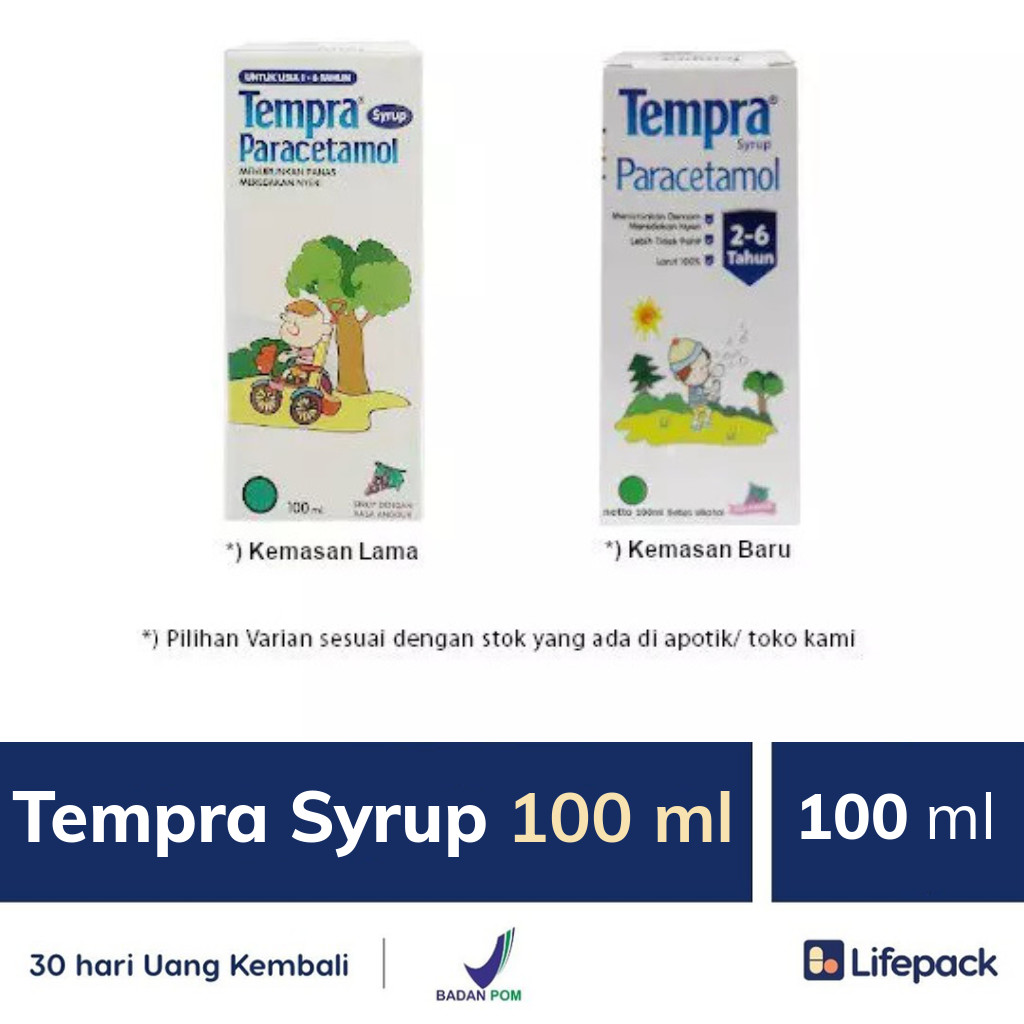 Tempra Syrup 100 ml - Lifepack.id