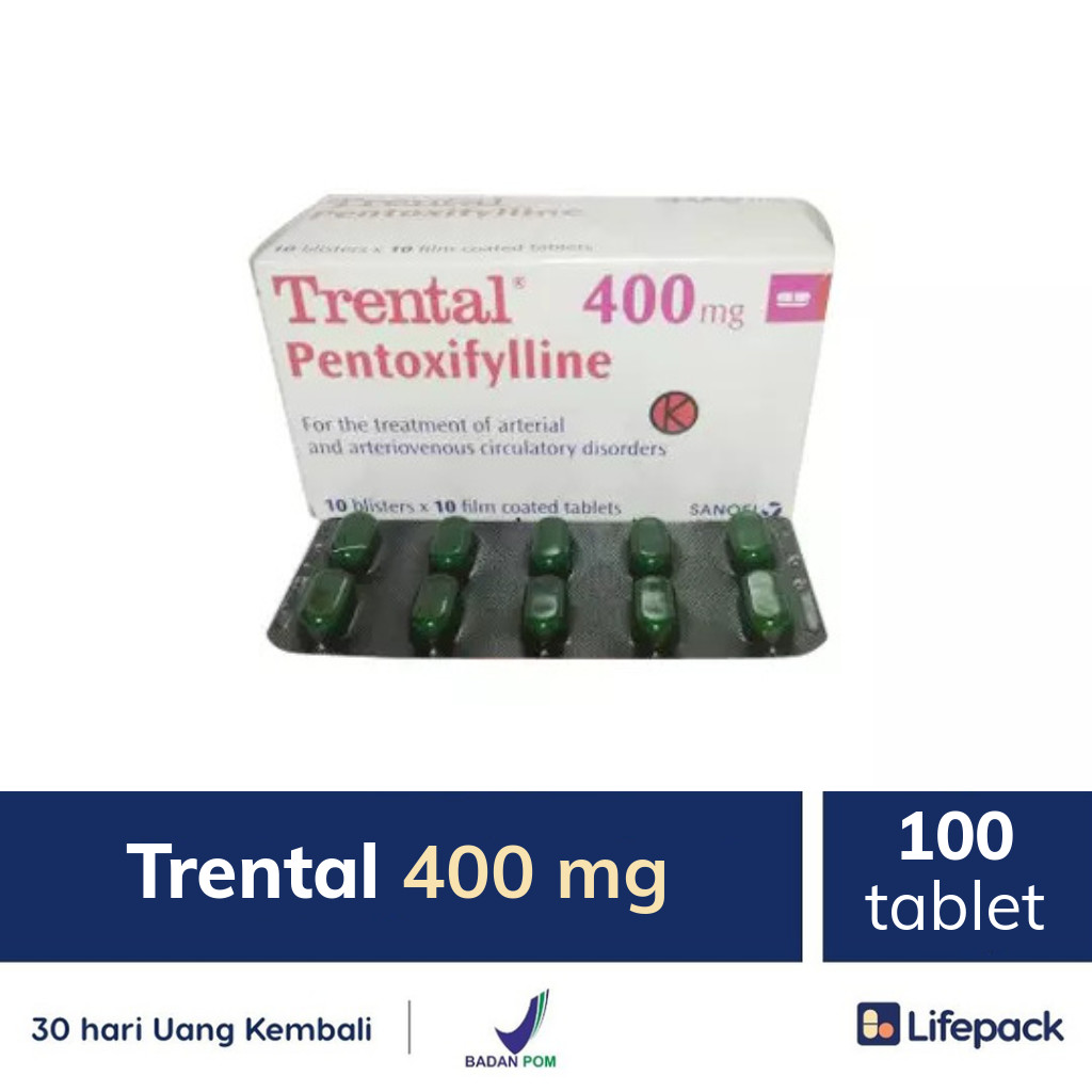 Trental 400 mg - Lifepack.id