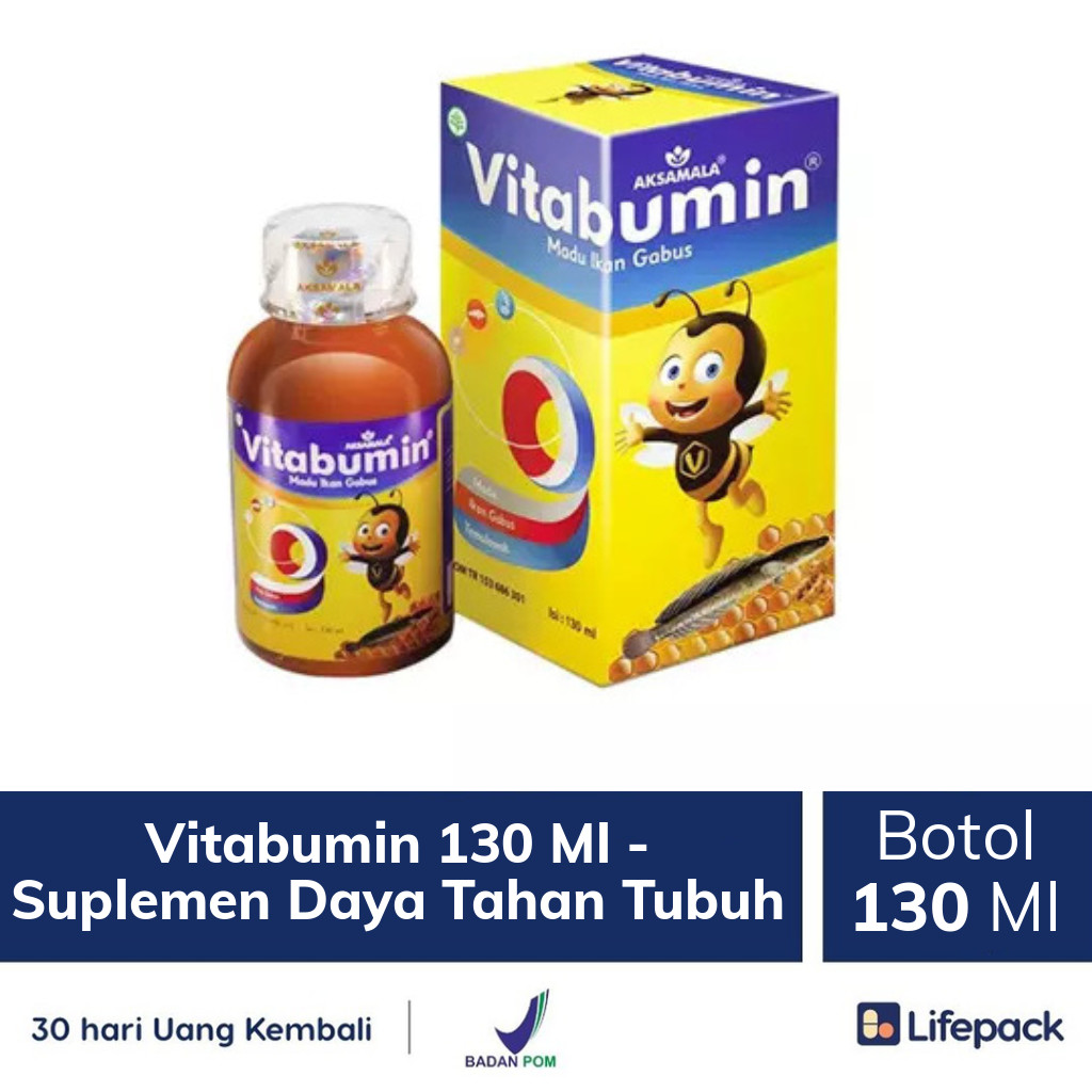 Vitabumin 130 Ml - Suplemen Daya Tahan Tubuh - Lifepack.id