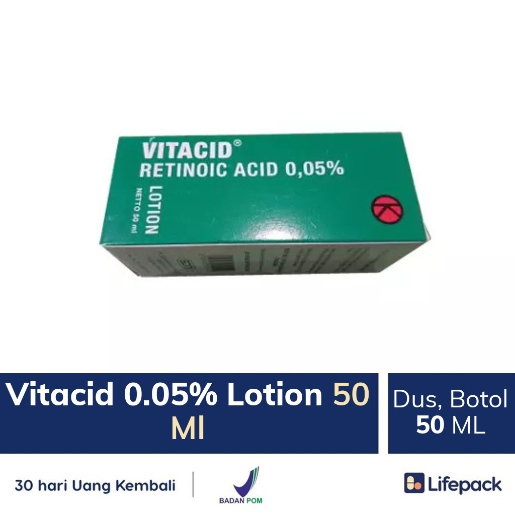 Vitacid 0.05% Lotion 50 Ml - Lifepack.id
