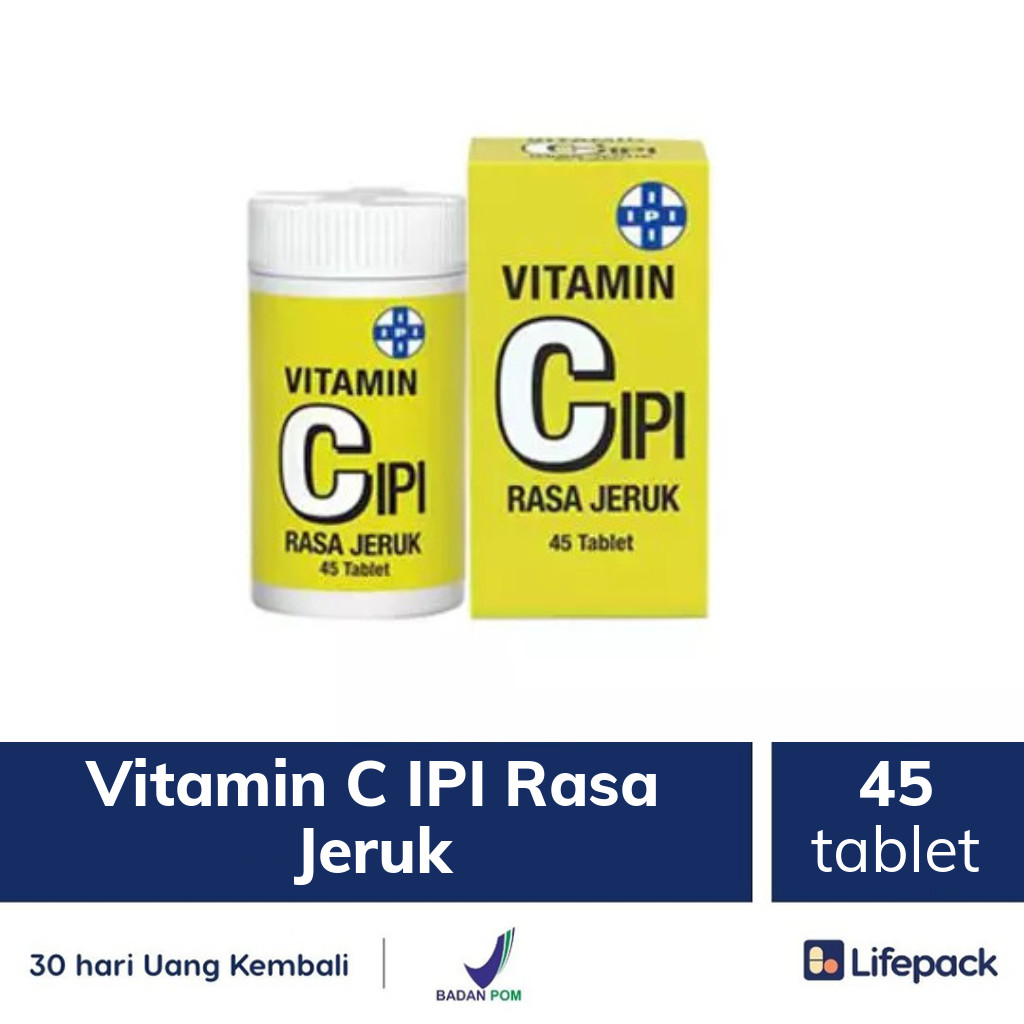 Vitamin C IPI Rasa Jeruk - Lifepack.id