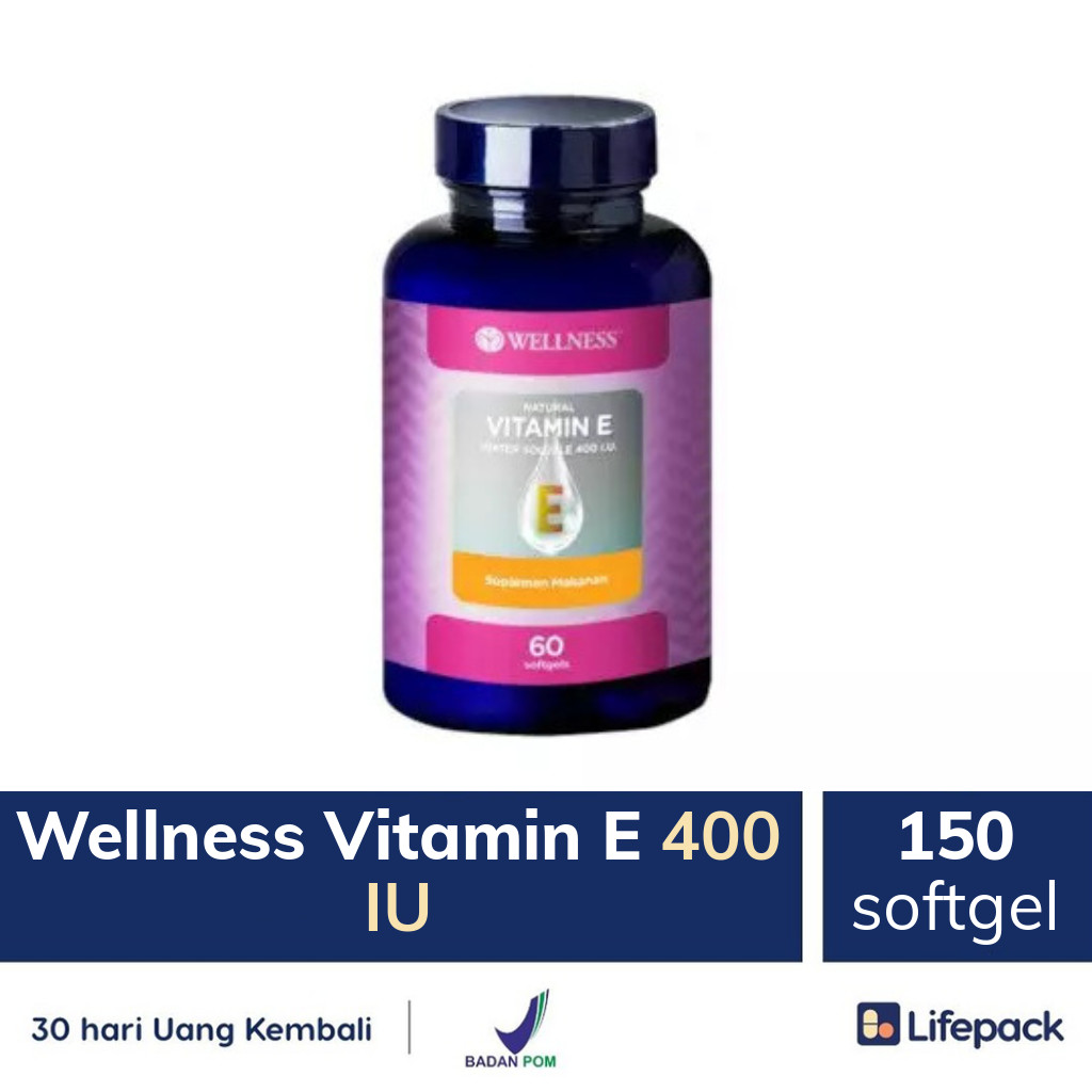 Wellness Vitamin E 400 IU - Lifepack.id