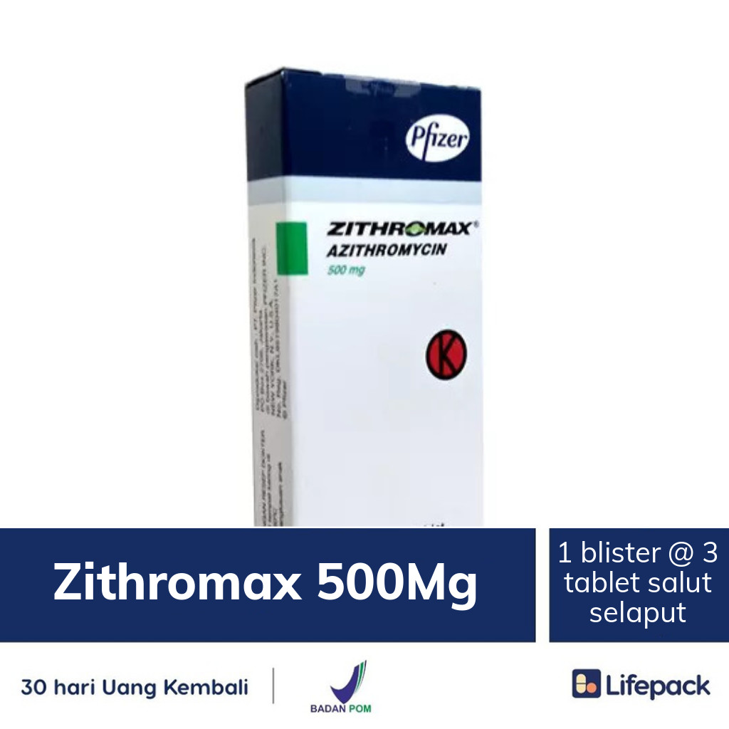 Zithromax 500Mg - Lifepack.id